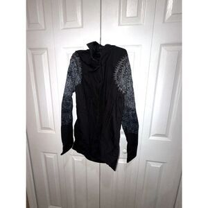 INC International Concepts Black Long Sleeve Button Up Shirt Medium NO FLAWS